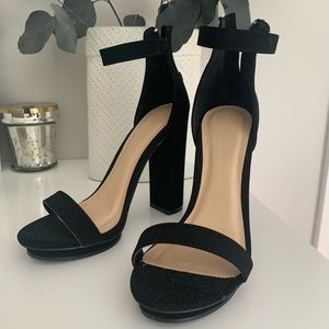 FashionNova black high heels